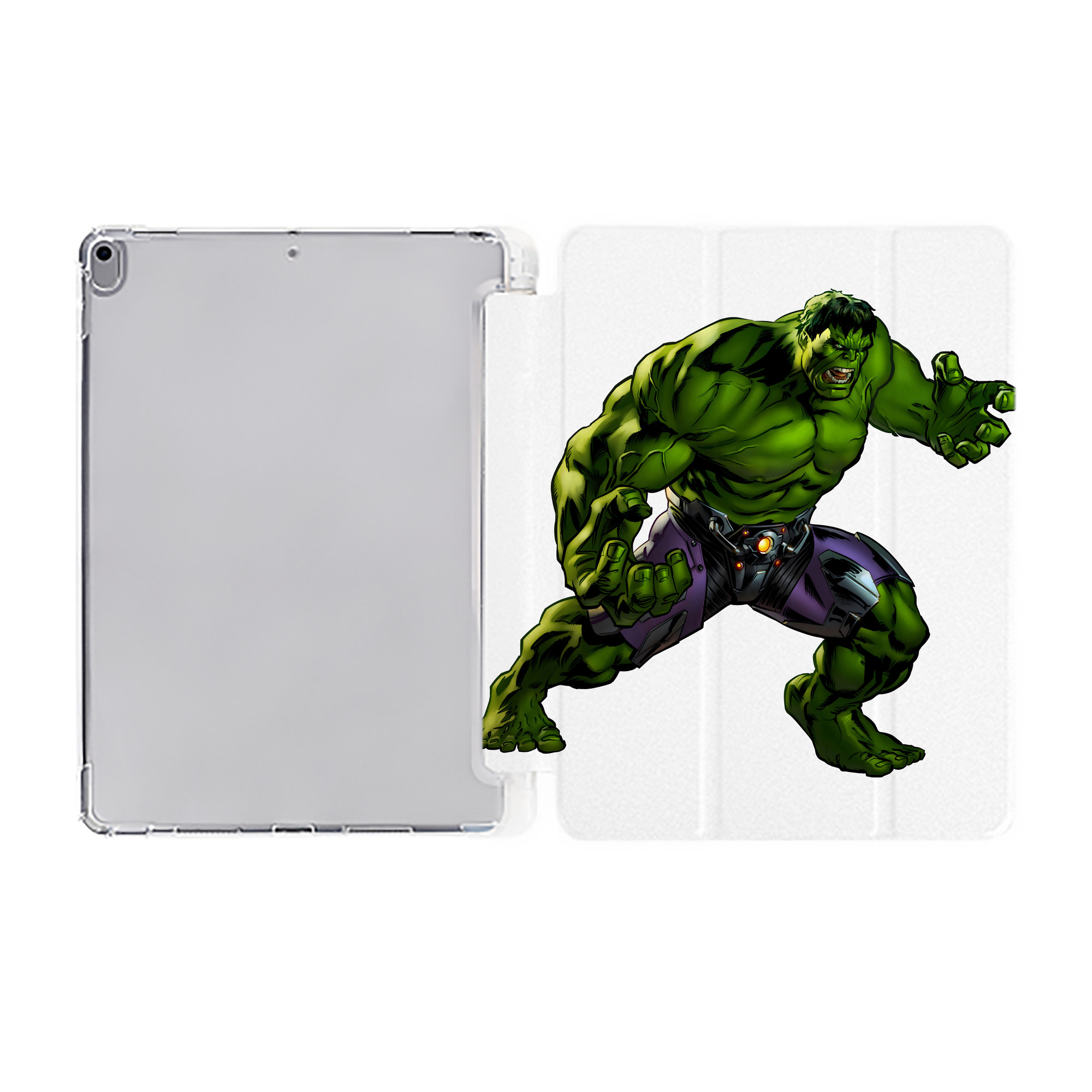 （画像用） アベンジャーズ The Avengers IPad ケース ペン収納付き 三つ折りスタンド PUレザー×シリコン 対応機種9.5/10.5/10.9インチ